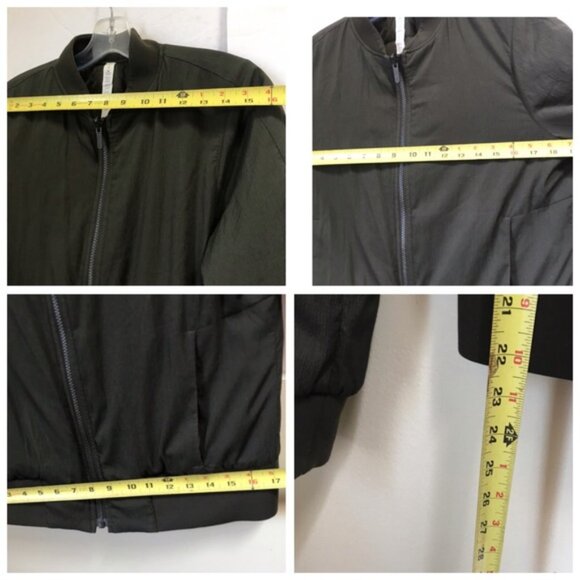 Lululemon Non-Stop Bomber Reversible Jacket Puffer Zipper Pockets Minimalist 8 - Picture 16 of 16